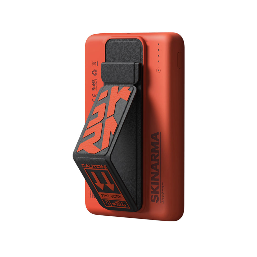 SkinArma Spunk Taşınabilir Wireless Şarj ve PD Hızlı Şarj Özellikli Powerbank 15W 5000mAh Yeşil