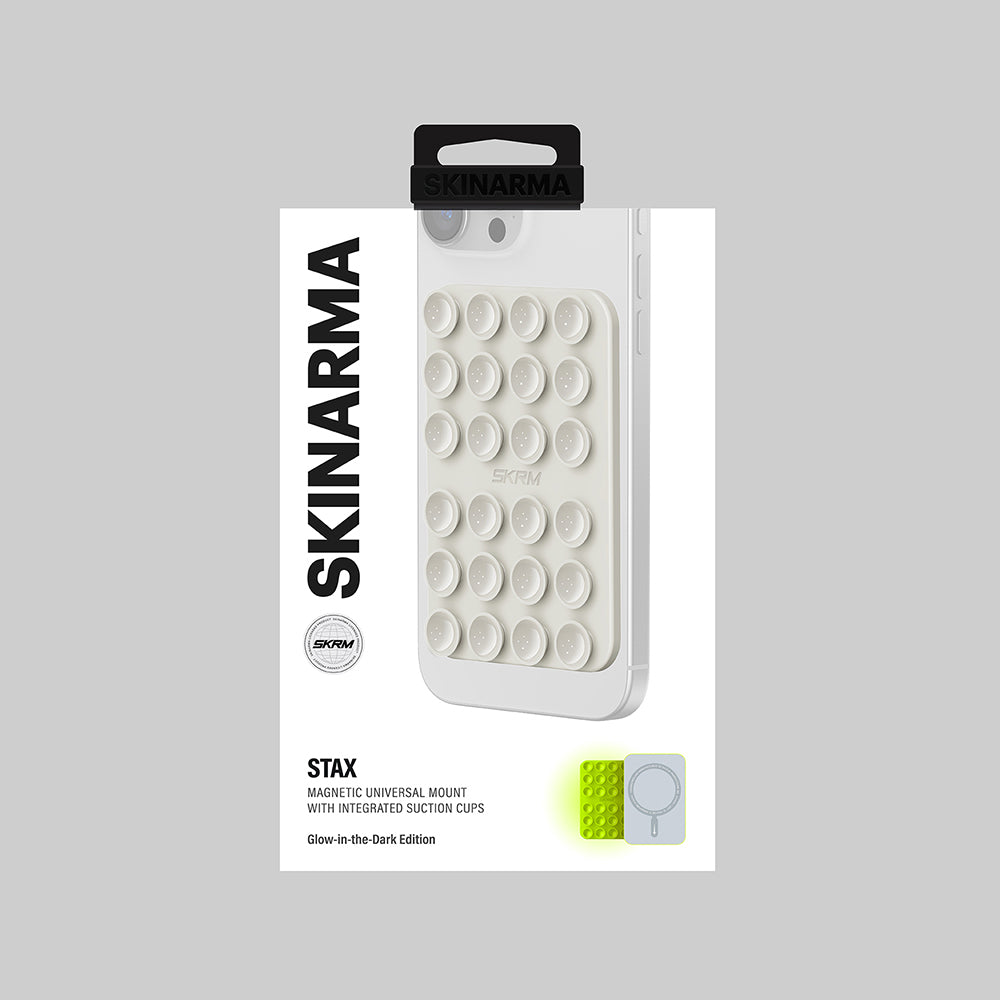 Skinarma Stax Magnetik Vakumlu Telefon Tutucu Beyaz