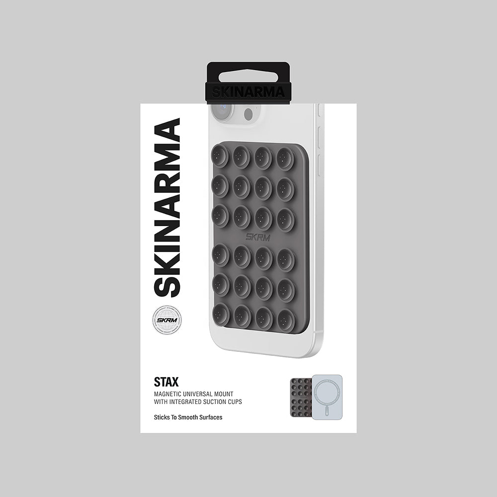 Skinarma Stax Magnetik Vakumlu Telefon Tutucu Füme