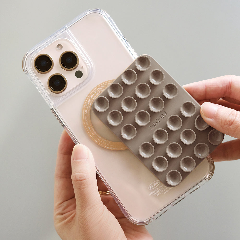 Skinarma Stax Magnetik Vakumlu Telefon Tutucu Beyaz