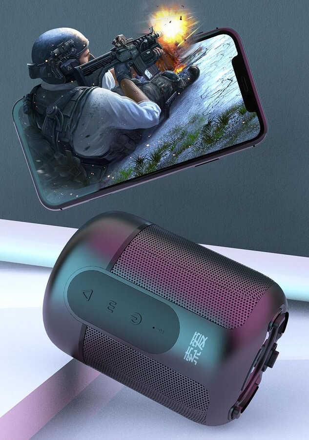 Soaiy E30 Bluetooth Speaker Hoparlör Siyah