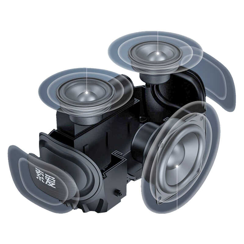 Soaiy K1 Bluetooth Speaker Hoparlör Siyah