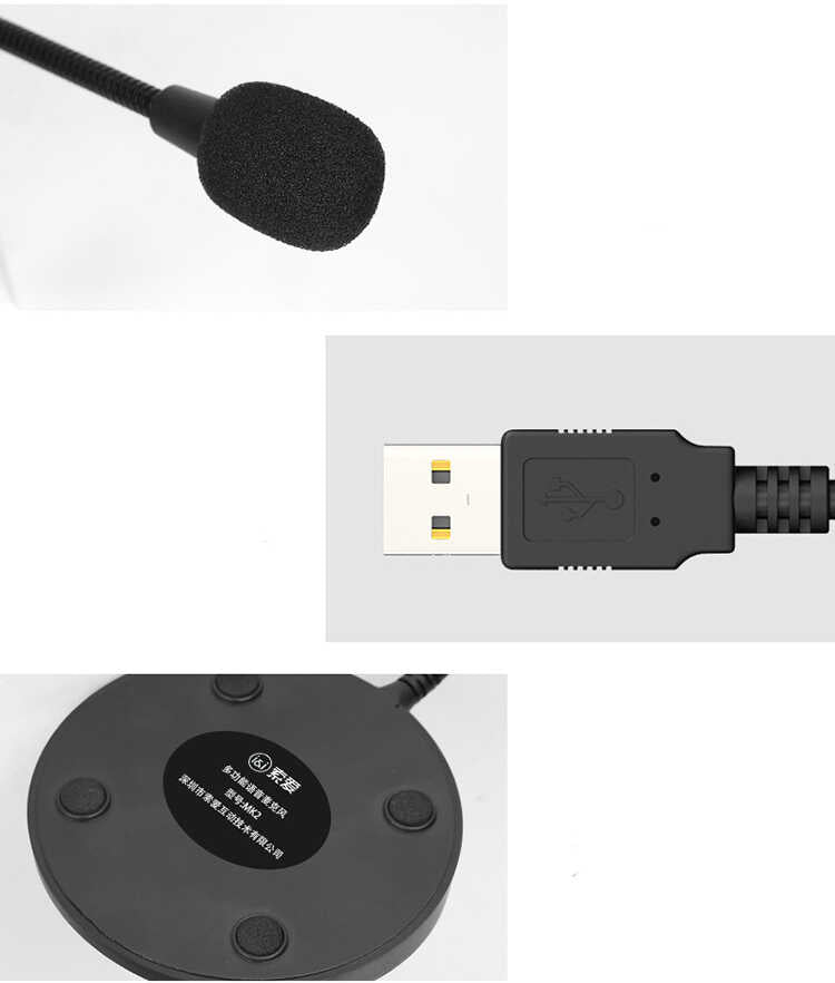 Soaiy MK2 Mikrofon Usb Siyah
