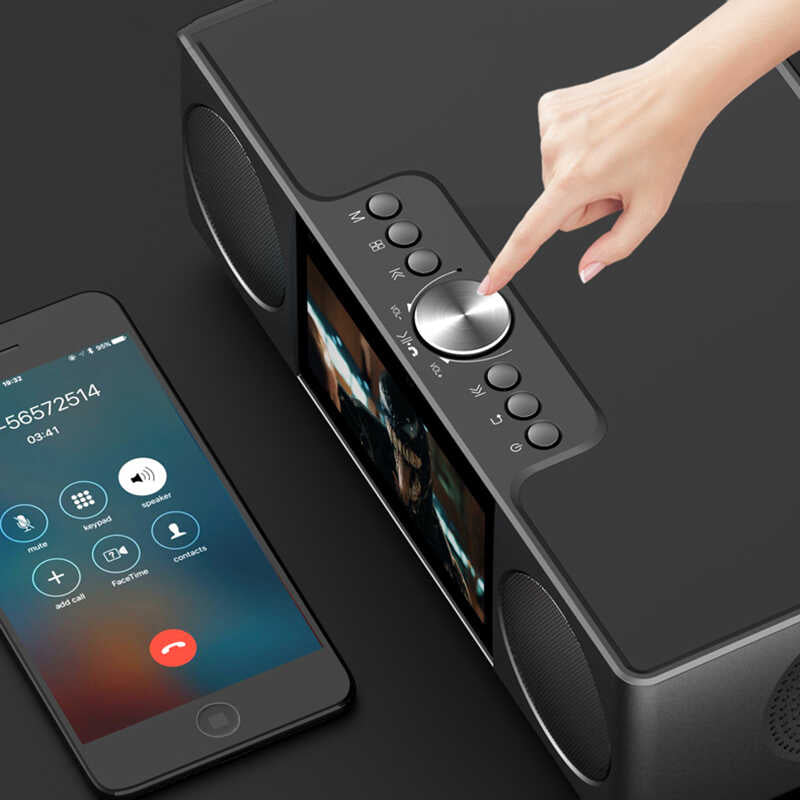 Soaiy S99 Bluetooth Speaker Hoparlör Siyah