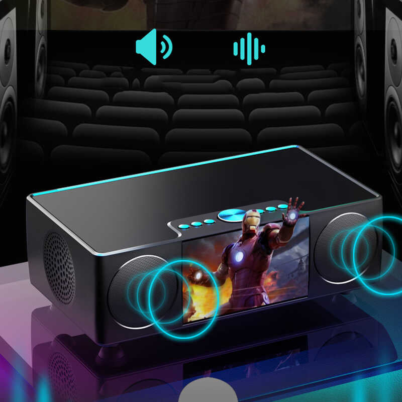 Soaiy S99 Bluetooth Speaker Hoparlör Siyah