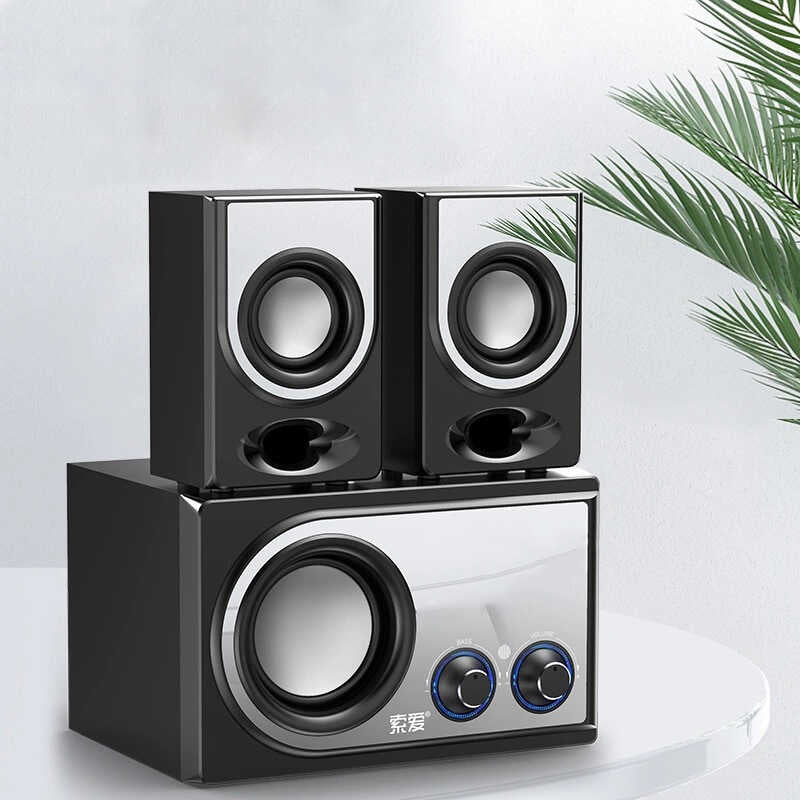 Soaiy SA-C2 Usb Speaker Hoparlör Siyah