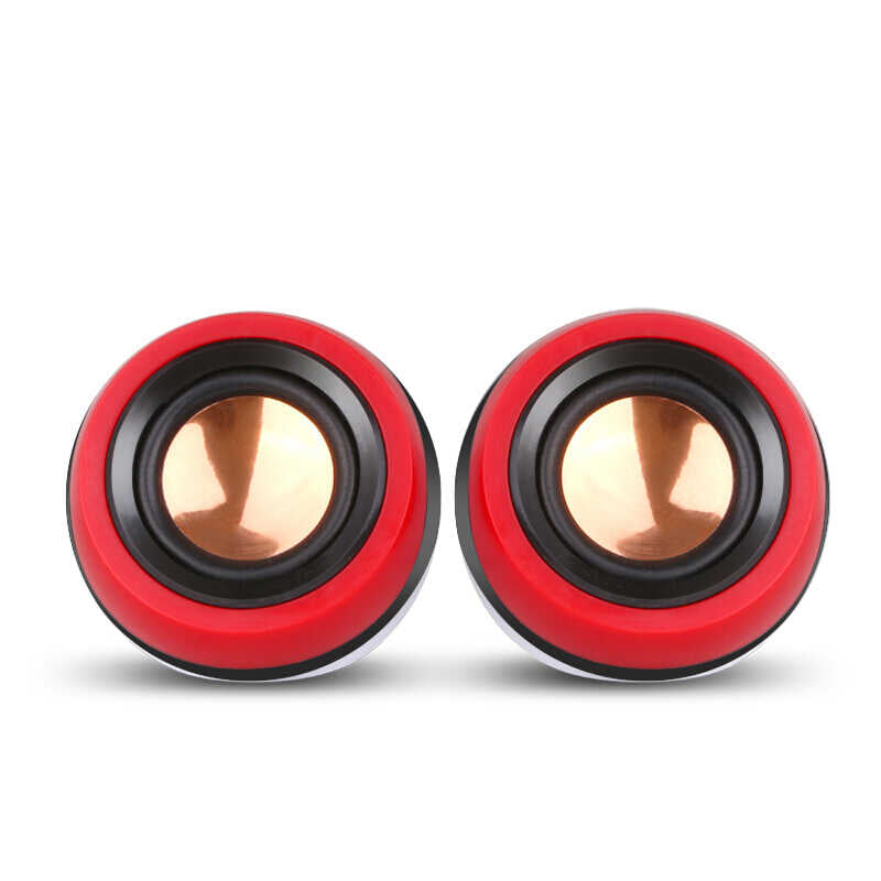 Soaiy SA-K6 Usb Speaker Hoparlör Kırmızı
