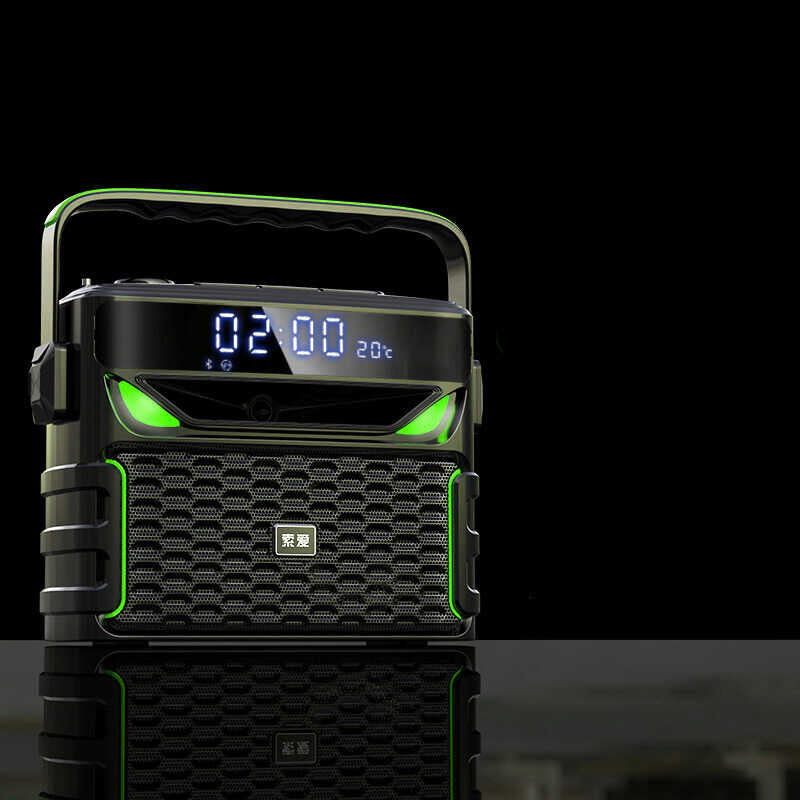 Soaiy SA-Q23S Bluetooth Speaker Hoparlör Siyah