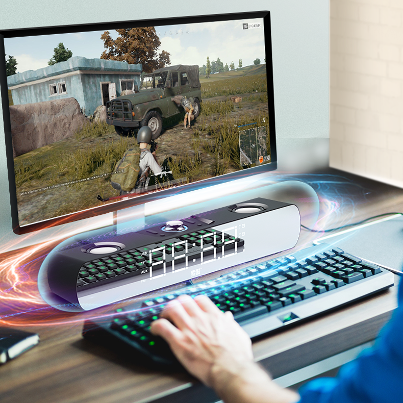 Soaiy SH16 Multifunctional Bluetooth Speaker Hoparlör Siyah