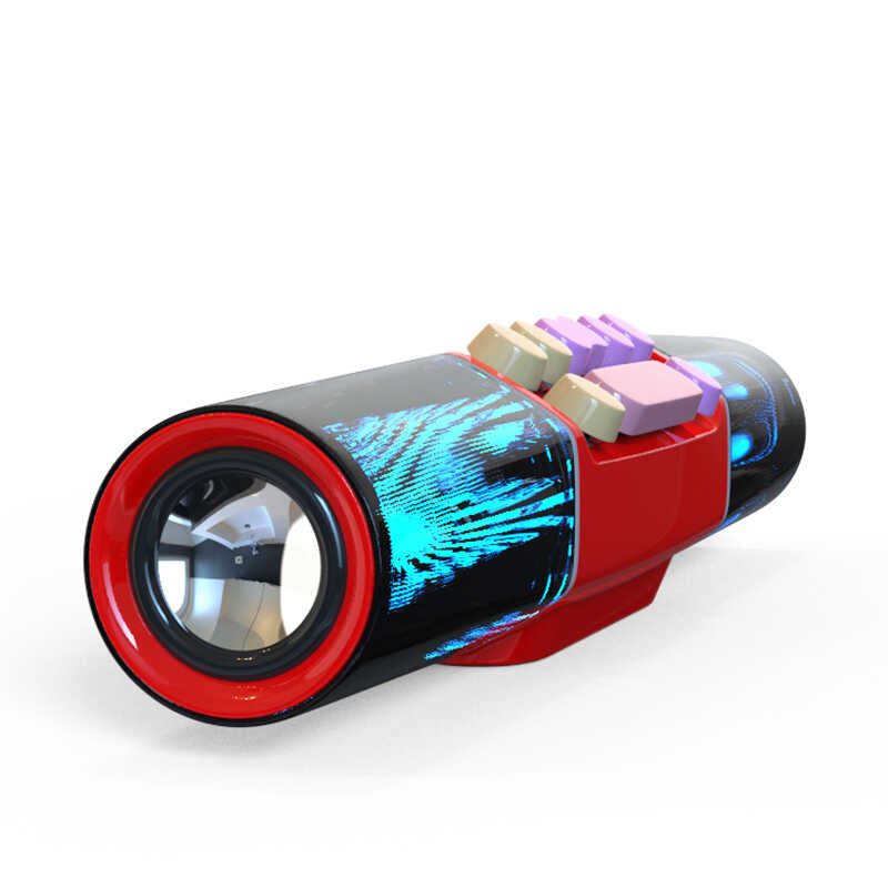 Soaiy SH19 Gaming Version Bluetooth Speaker Hoparlör Kırmızı