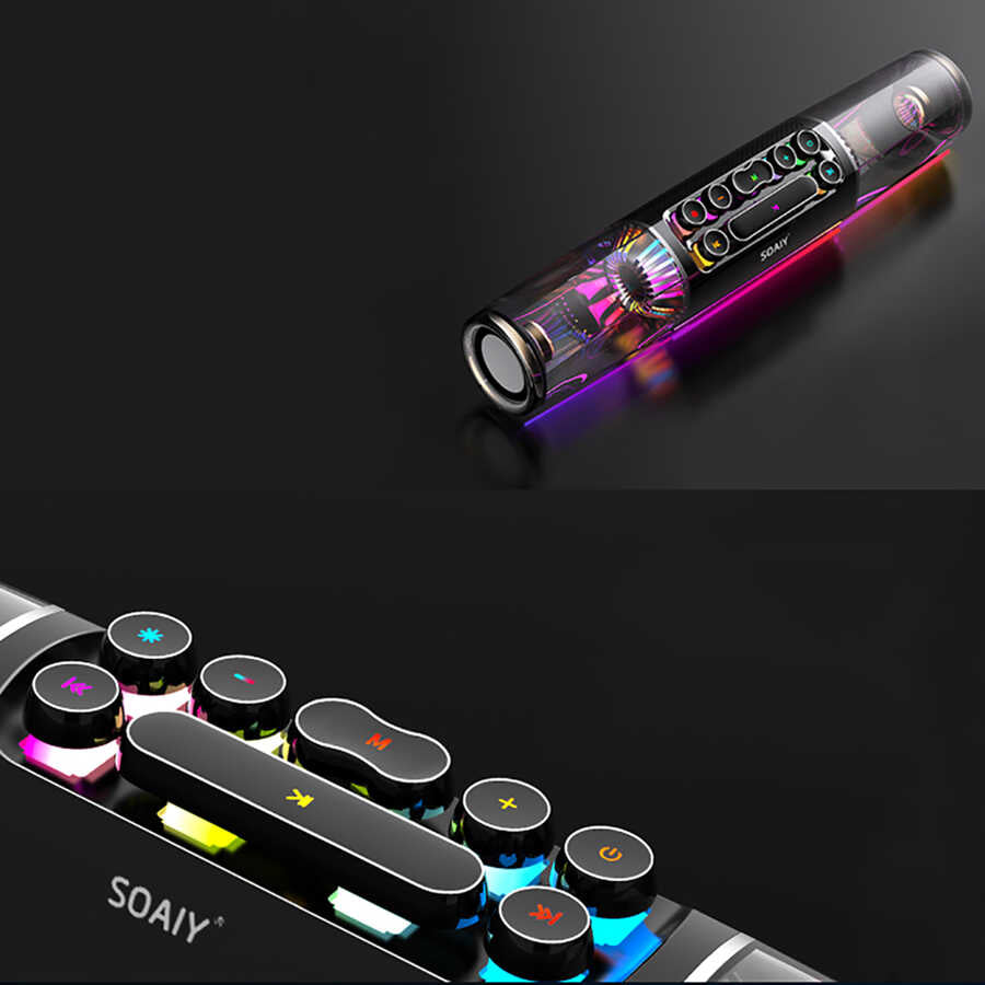 Soaiy SH19S Bluetooth Speaker Hoparlör Siyah