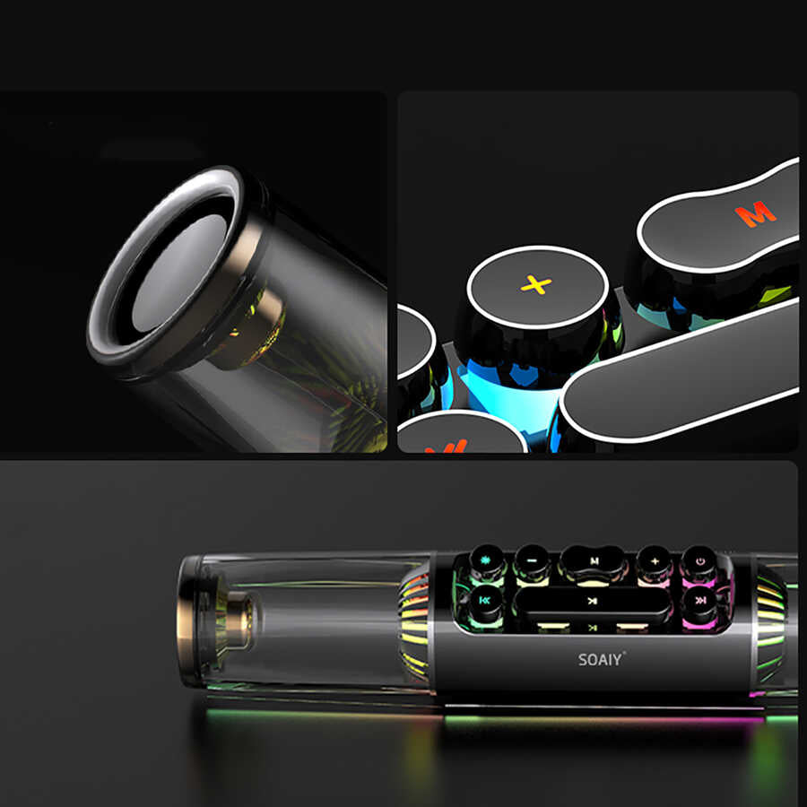 Soaiy SH19S Bluetooth Speaker Hoparlör Siyah