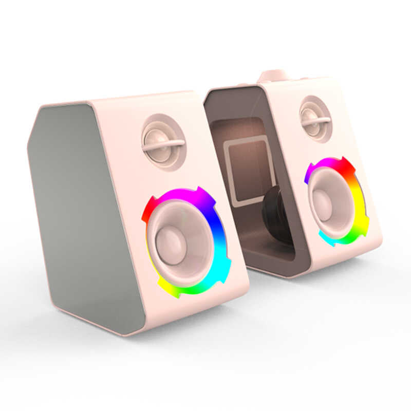 Soaiy SH20 Bluetooth Speaker Hoparlör Pembe