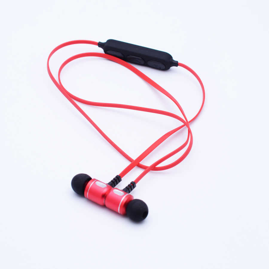 Sport Wireless OTE90 Bluetooth Kulaklık Mıknatıslı Kırmızı