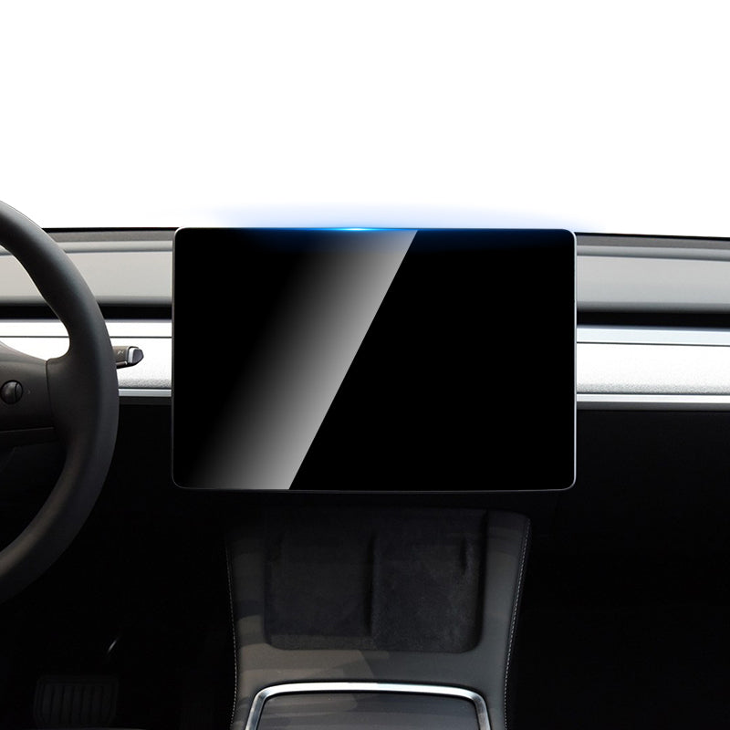 Tesla Model 3 CaseWorld Araç Multimedya Uygulama Aparatlı Ekran Koruyucu Şeffaf