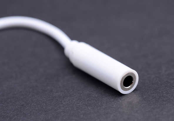 Type-C Kulaklık Çevirici 25cm Beyaz