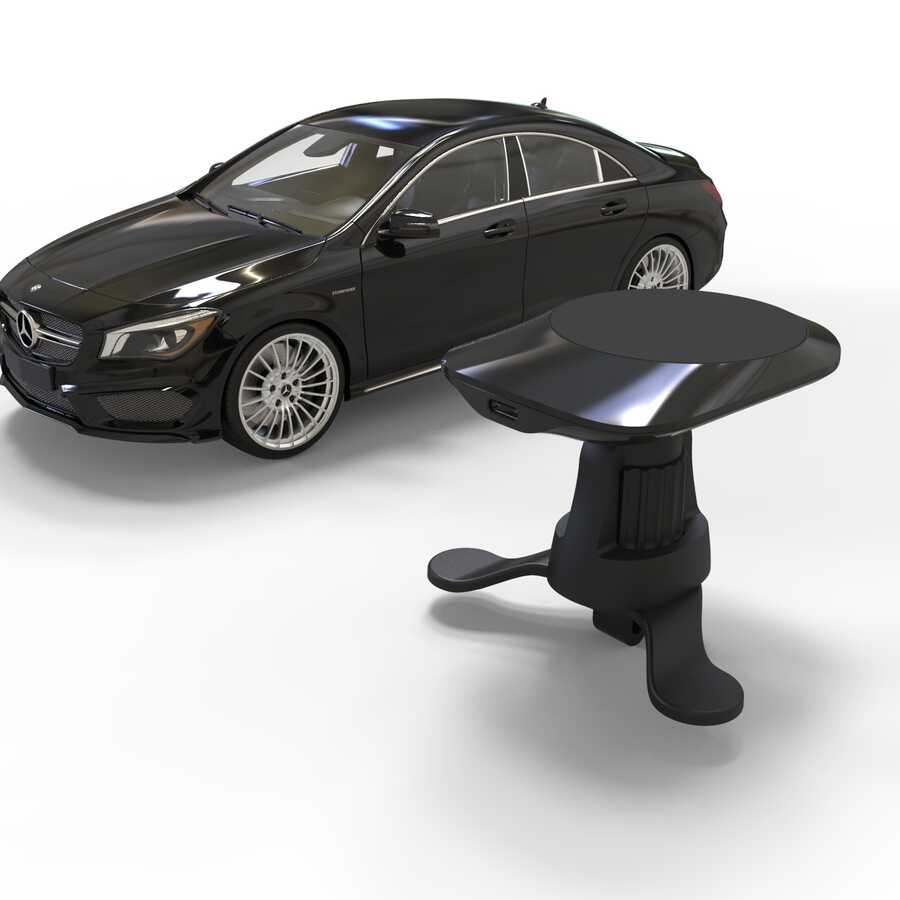 Vokamo WRL-01 Mıknatıslı Kablosuz Şarj Araç Telefon Tutucu Beyaz