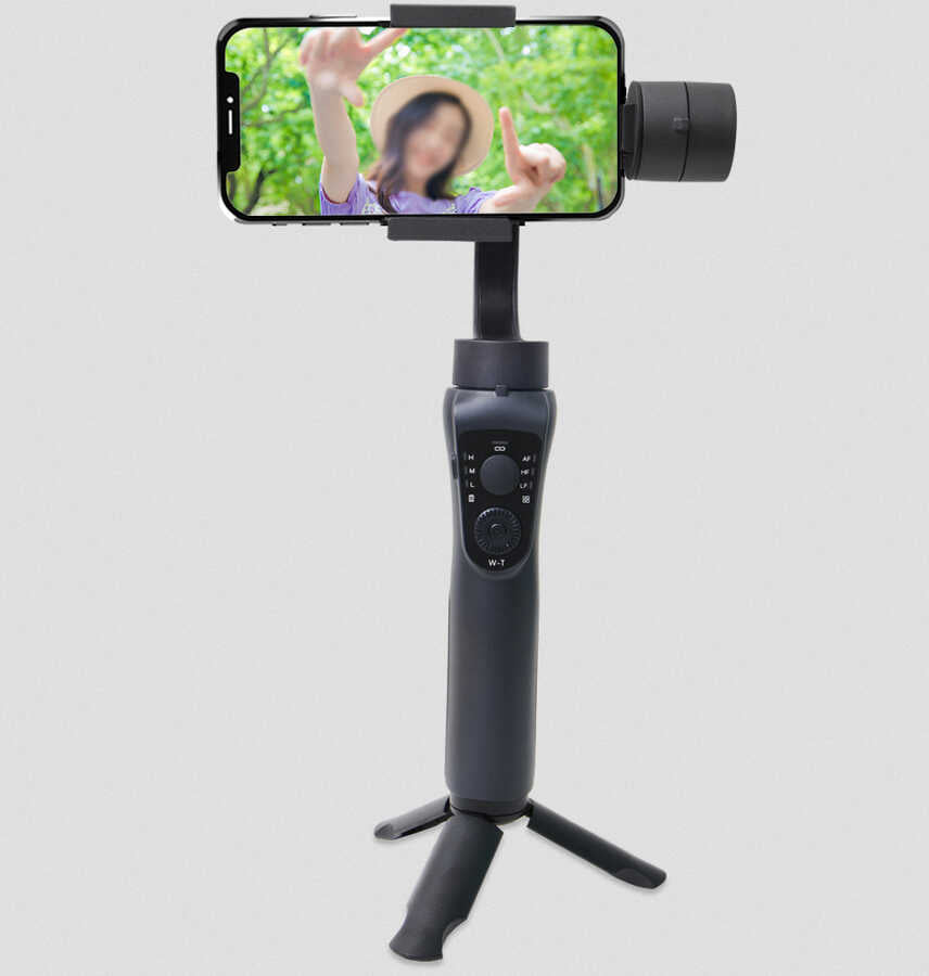 Wiwu 3-Axis S5B Gimbal Sabitleyici Siyah