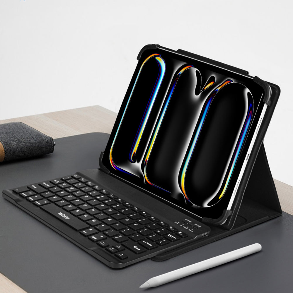 Wiwu 9-11 İnç Uyumlu Universal Klavyeli Kılıf Siyah