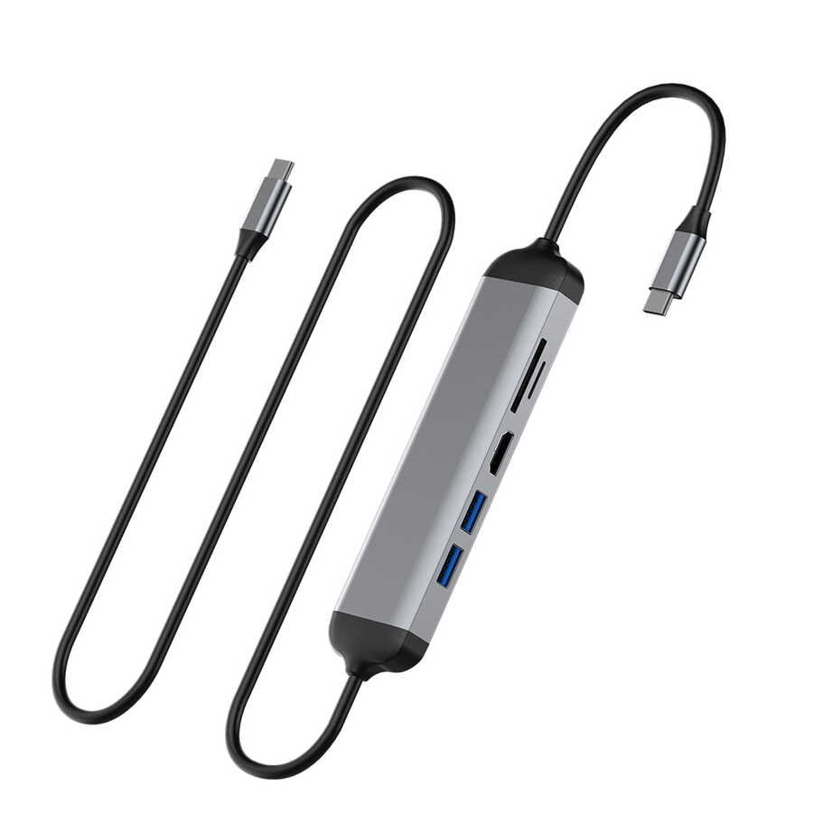 Wiwu A521H Type-C Hub Gri