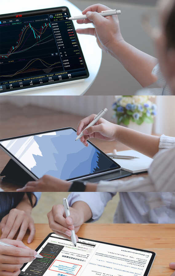 Wiwu Active Stylus Mate Dokunmatik Çizim Kalemi Gümüş