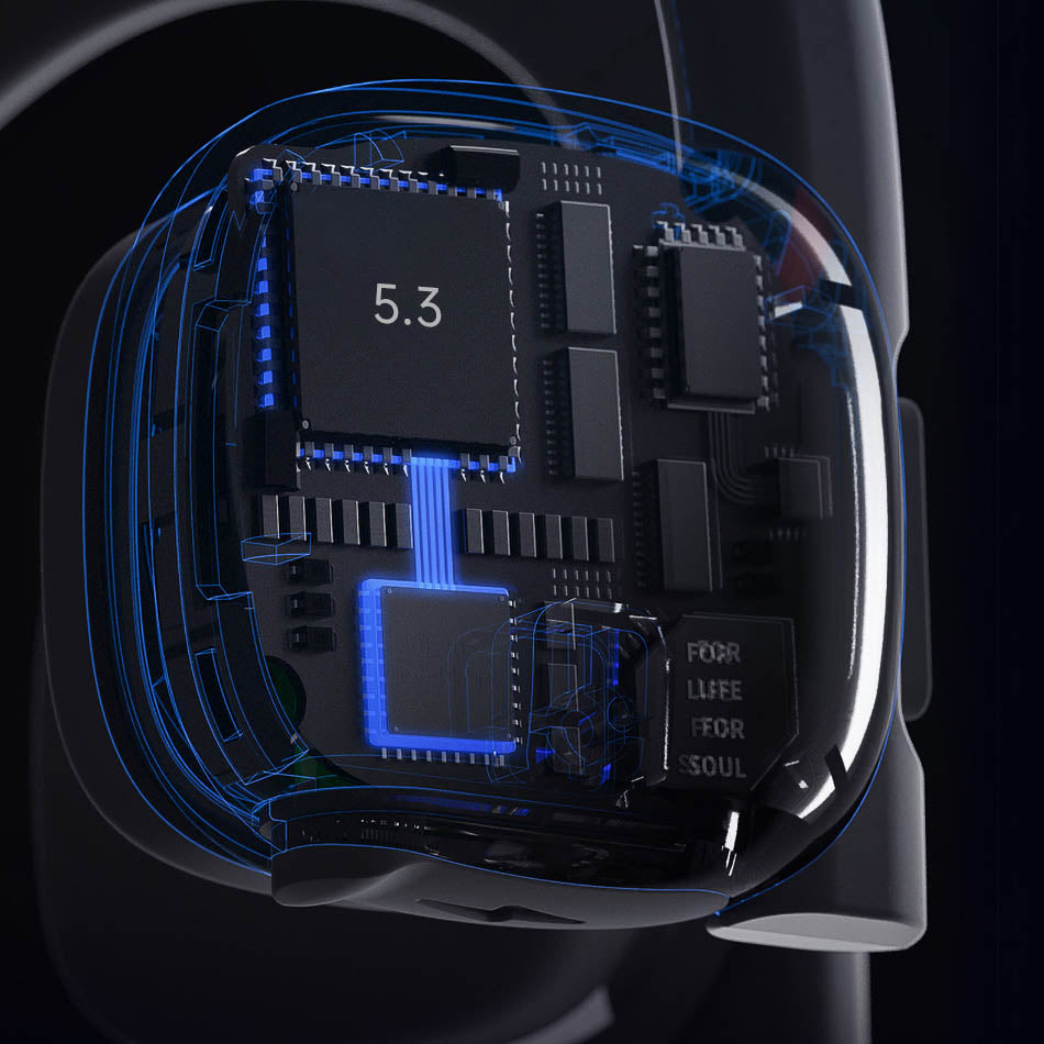 Wiwu Air Wireless Marathon Pro Suya Dayanıklı Sporcu Bluetooth Kulaklık Siyah