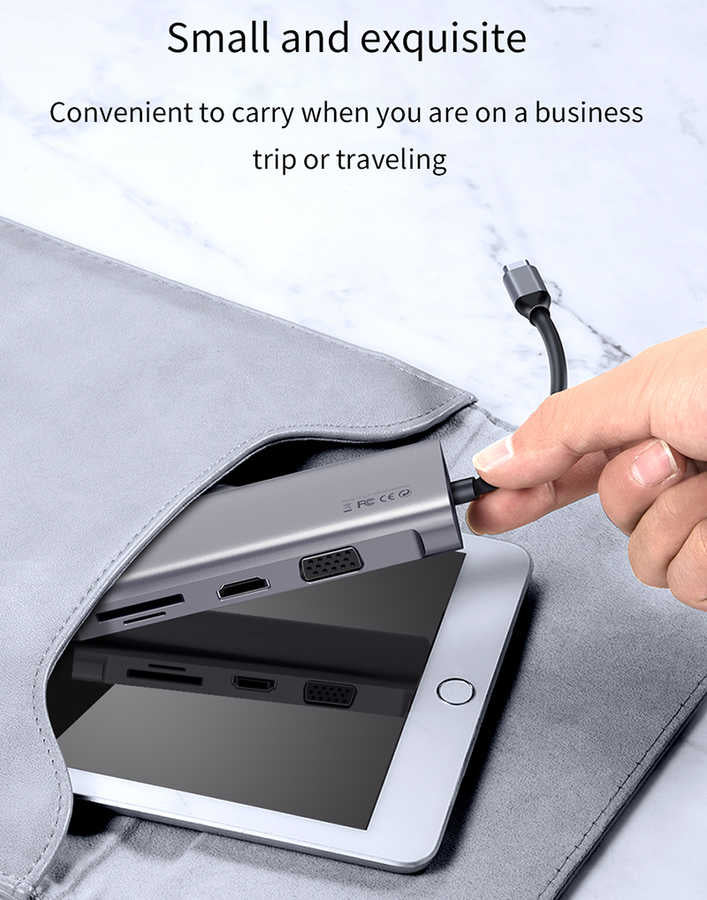 Wiwu Alpha 11 in 1 Type-C Hub Gümüş