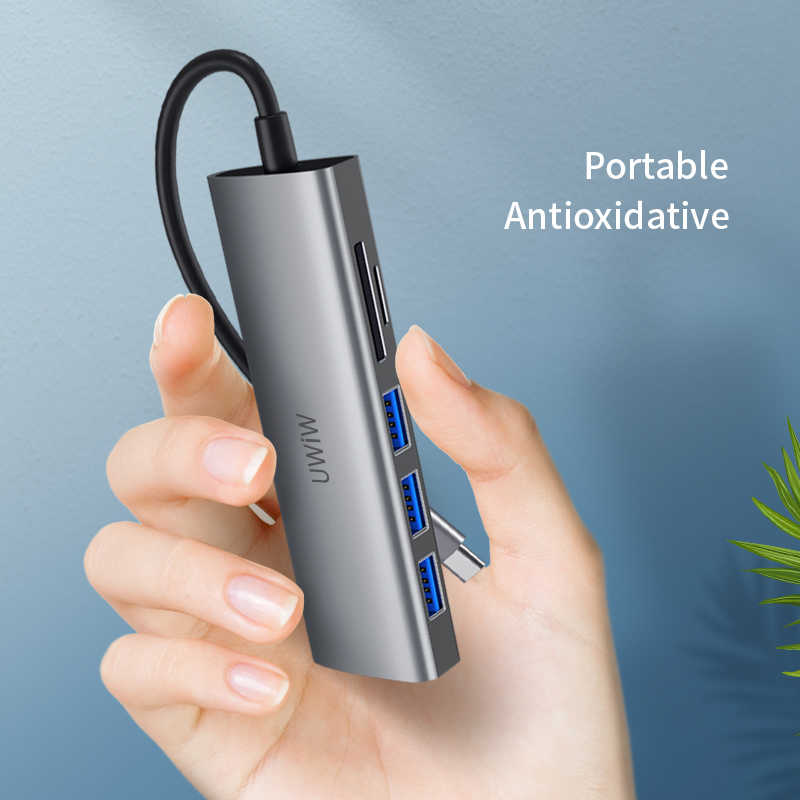 Wiwu Alpha 532ST Type-C Hub Gri