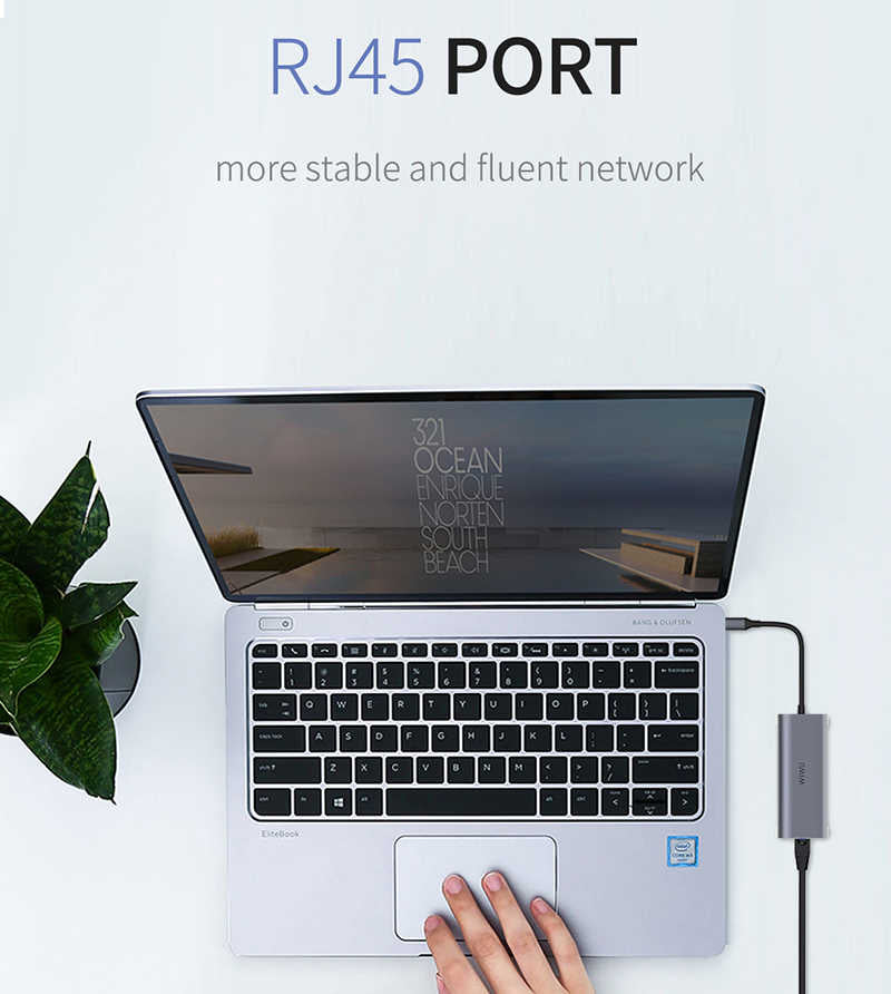 Wiwu Alpha 831HRT Type-C Hub Gümüş