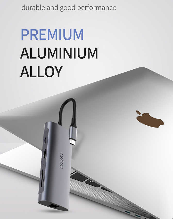 Wiwu Alpha 831HRT Type-C Hub Gümüş