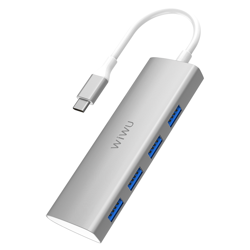Wiwu Alpha A440 Type-C Hub Gümüş