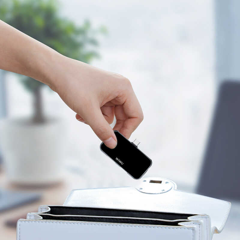 Wiwu Alpha T5 Pro 4 in 1 Type-C Hub Siyah