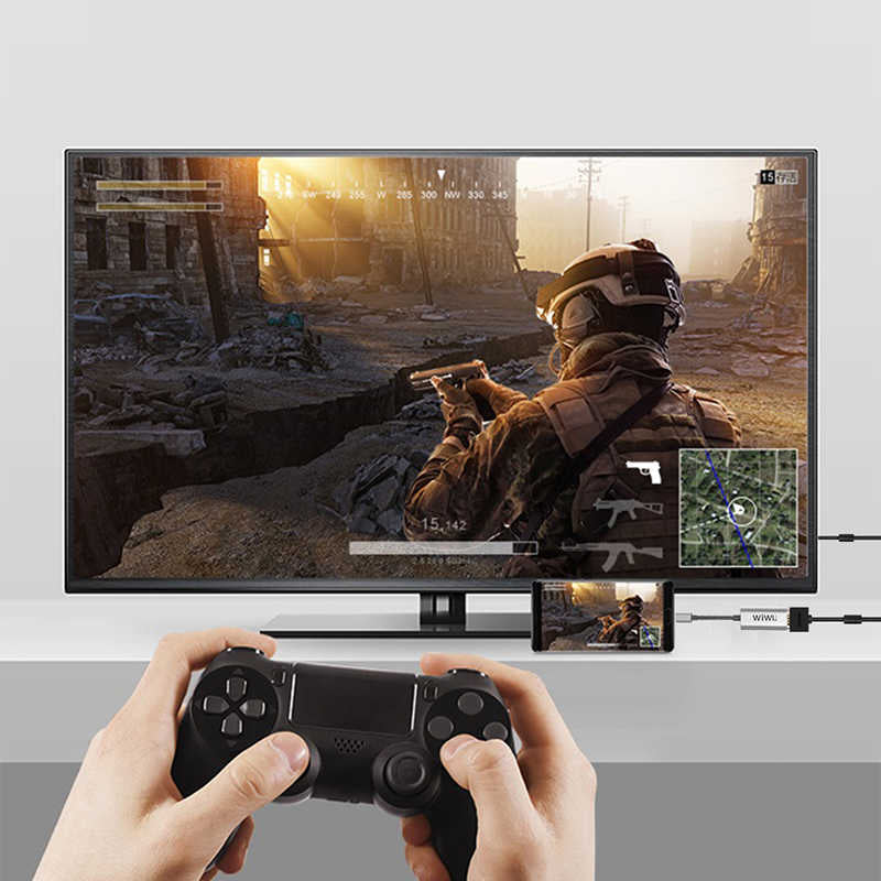 Wiwu Alpha Type-C to HDMI Adaptörü Gri