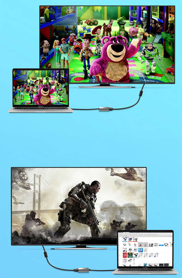 Wiwu Alpha Type-C to VGA Adaptörü Gri