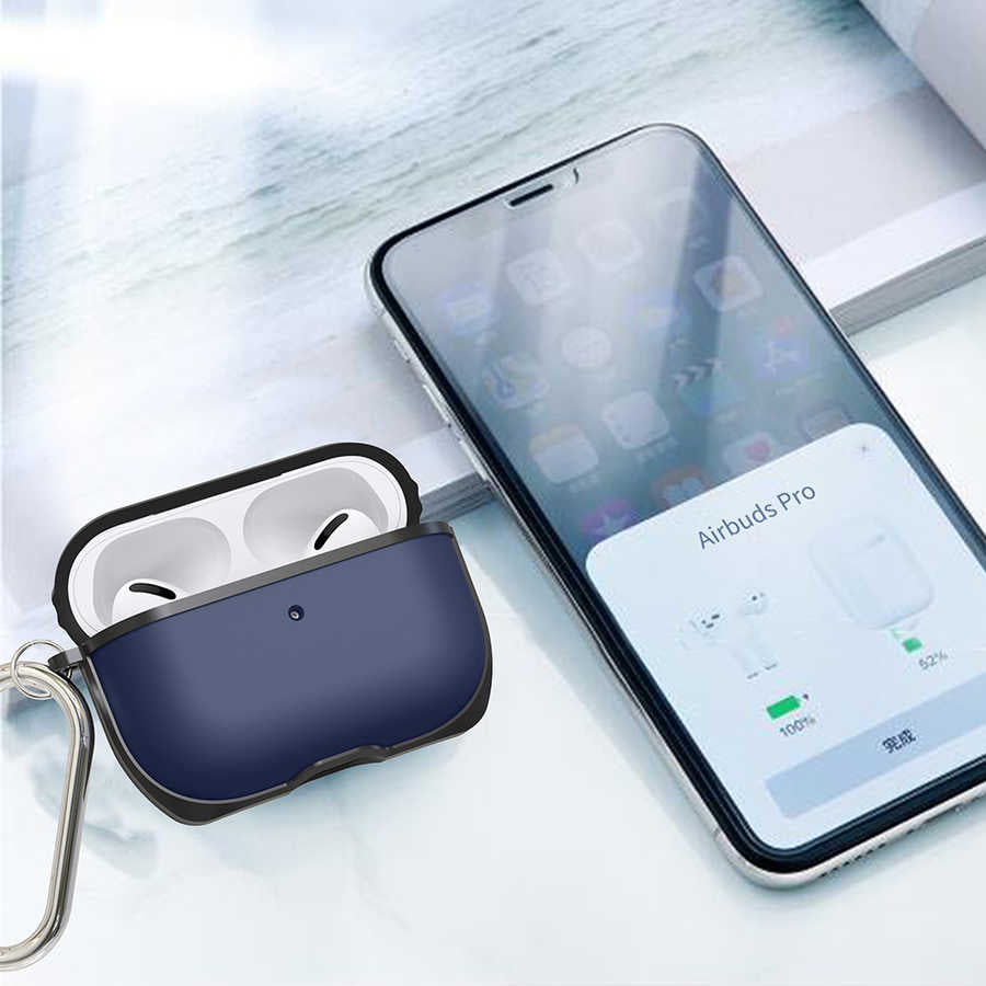 Wiwu APC002 Airpods Pro Kılıf Siyah-Mavi