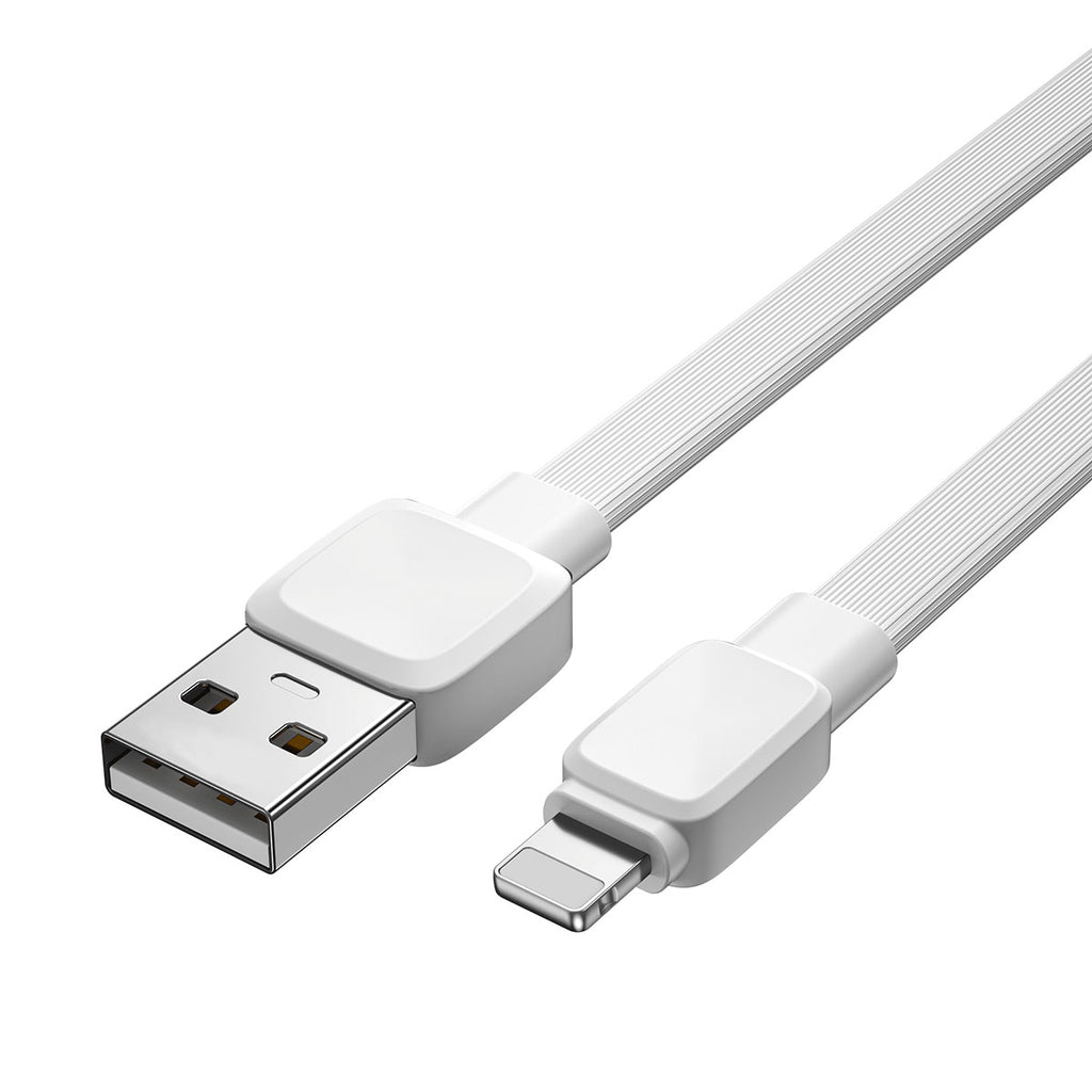 Wiwu Bravo Wİ-C003 Yassı Tasarım Lightning Usb Kablo 1M Siyah