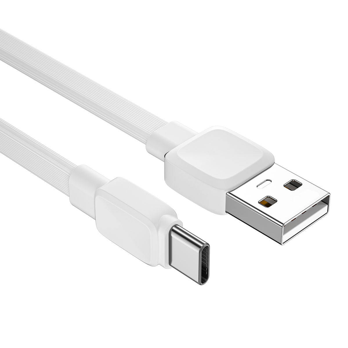Wiwu Bravo Wİ-C003 Yassı Tasarım Type-C Usb Kablo 1M Beyaz