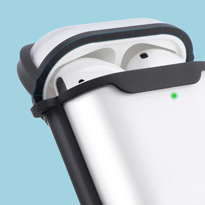 Wiwu Bumper 2 in 1 Airpods Kılıf Siyah