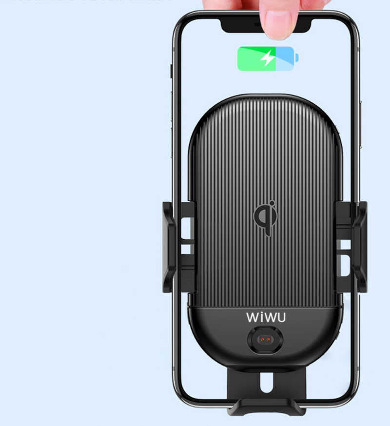 Wiwu CH-302 Liberator Wireless Araç Telefon Tutucu Siyah