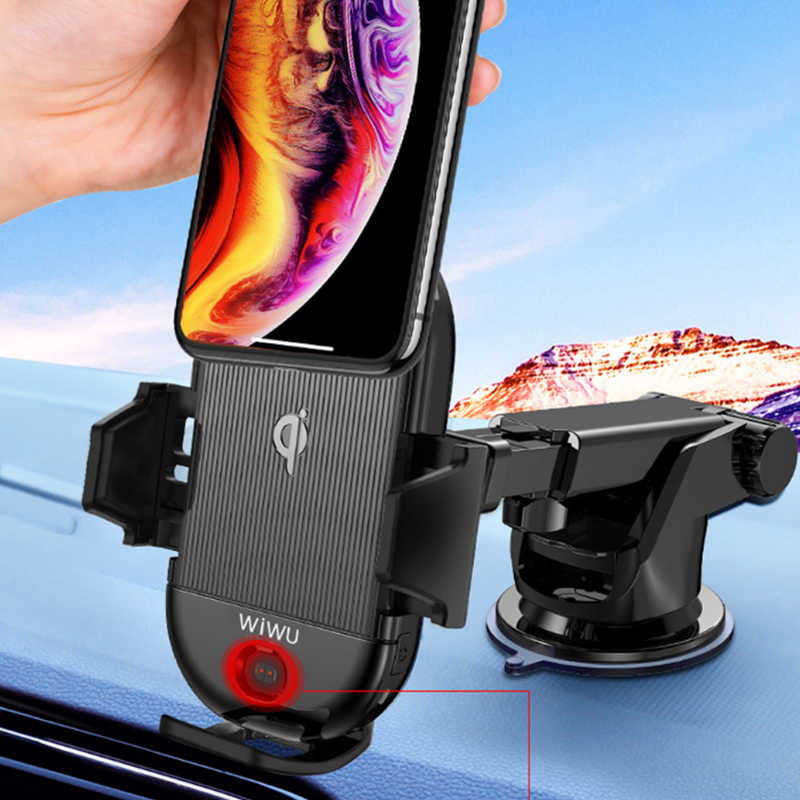 Wiwu CH-302 Liberator Wireless Araç Telefon Tutucu Siyah