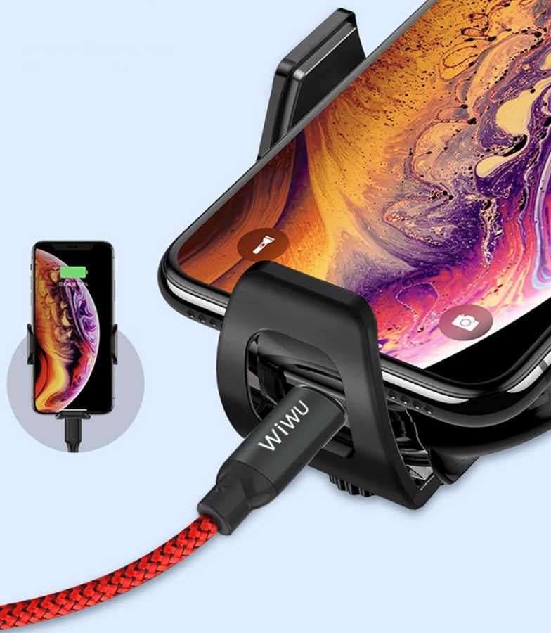 Wiwu CH-302 Liberator Wireless Araç Telefon Tutucu Siyah