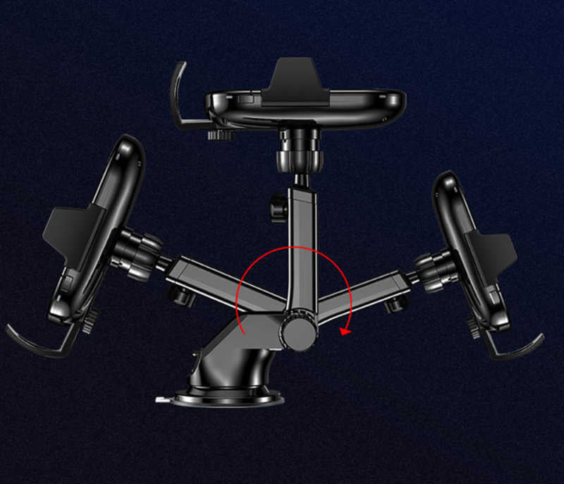 Wiwu CH-302 Liberator Wireless Araç Telefon Tutucu Siyah