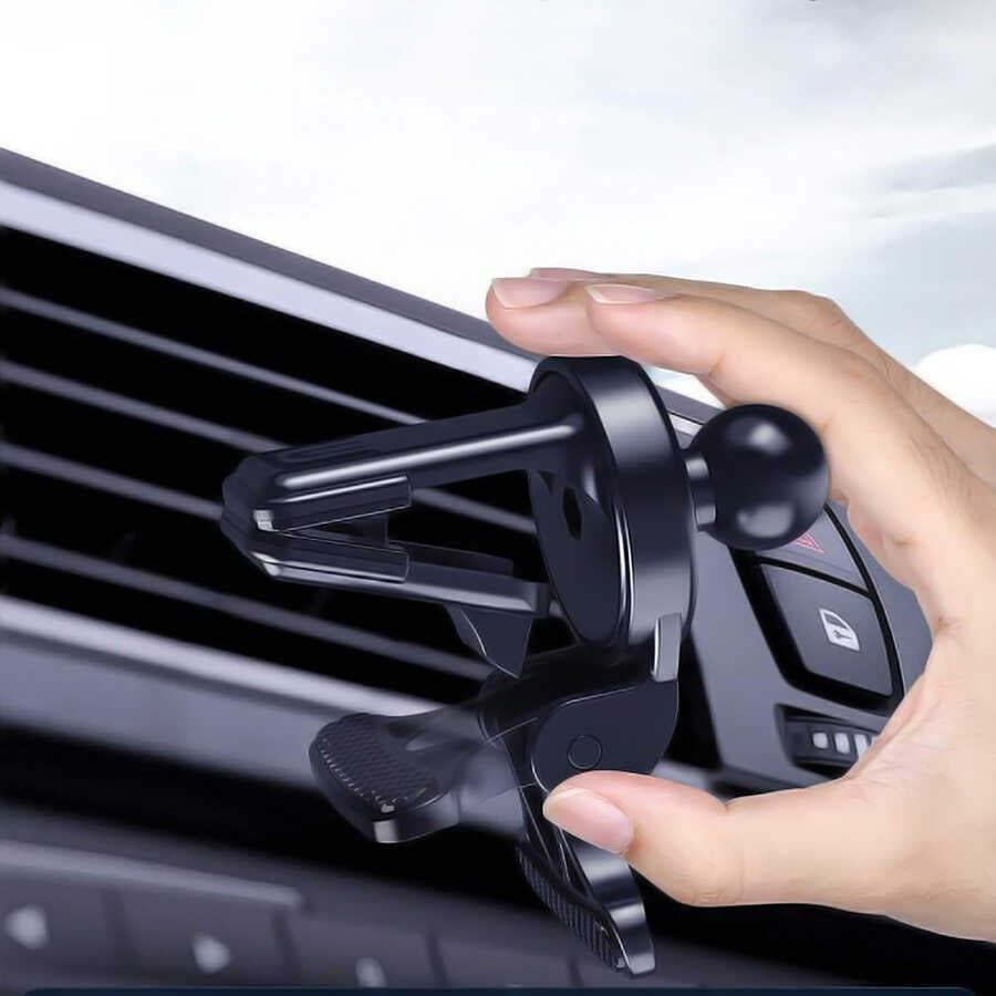 Wiwu CH-307 Liberator Wireless Charging Mount Araç Telefon Tutucu Siyah