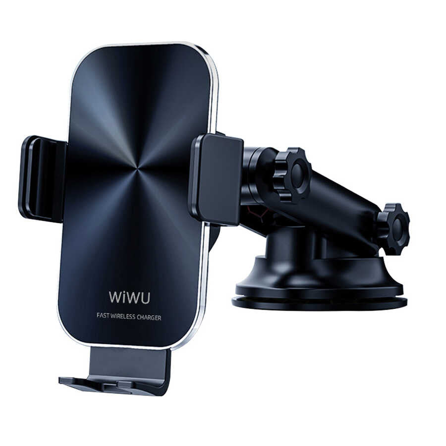 Wiwu CH-307 Liberator Wireless Charging Mount Araç Telefon Tutucu Siyah