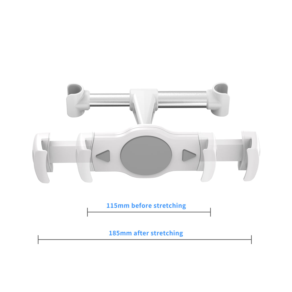 Wiwu CH017 Otomatik Mekanizmalı Arka Koltuk Araç Tablet Tutucu Beyaz
