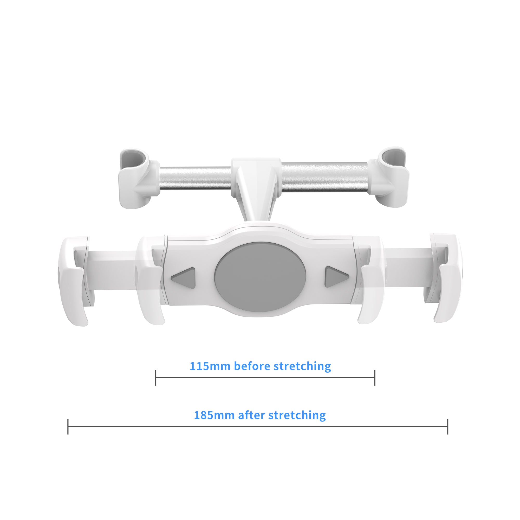 Wiwu CH017 Otomatik Mekanizmalı Arka Koltuk Araç Tablet Tutucu Beyaz
