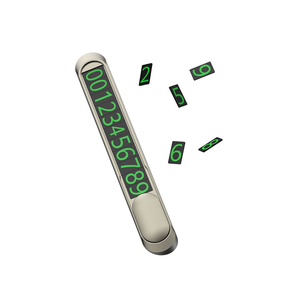 Wiwu CH021 Lotto Araç Park Numaratörü Açılıp Kapanabilen Gri