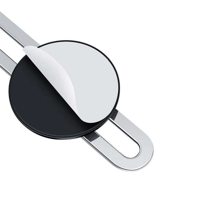 Wiwu CH025 360 Derece Dönebilen Magnetik Düz Zemin Versiyon Araç Telefon Tutucu Gümüş