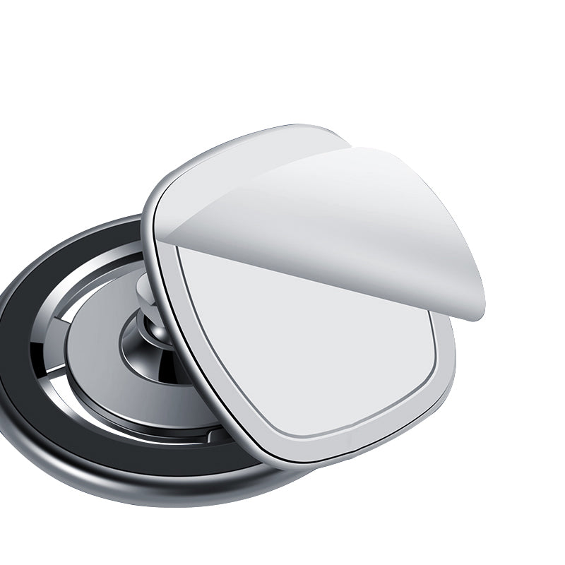 Wiwu CH027 360 Derece Dönebilen Magnetik Düz Zemin Versiyon Araç Telefon Tutucu Gümüş