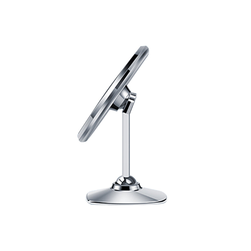 Wiwu CH027 360 Derece Dönebilen Magnetik Düz Zemin Versiyon Araç Telefon Tutucu Gümüş